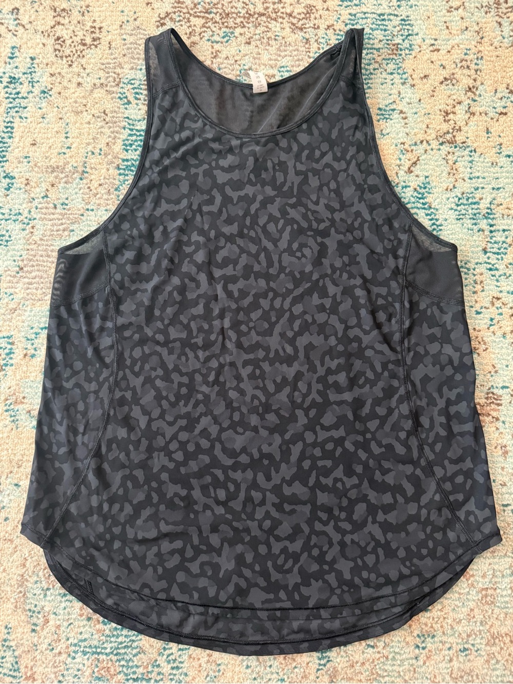 lululemon athletica Black Animal-Print Performance Tank